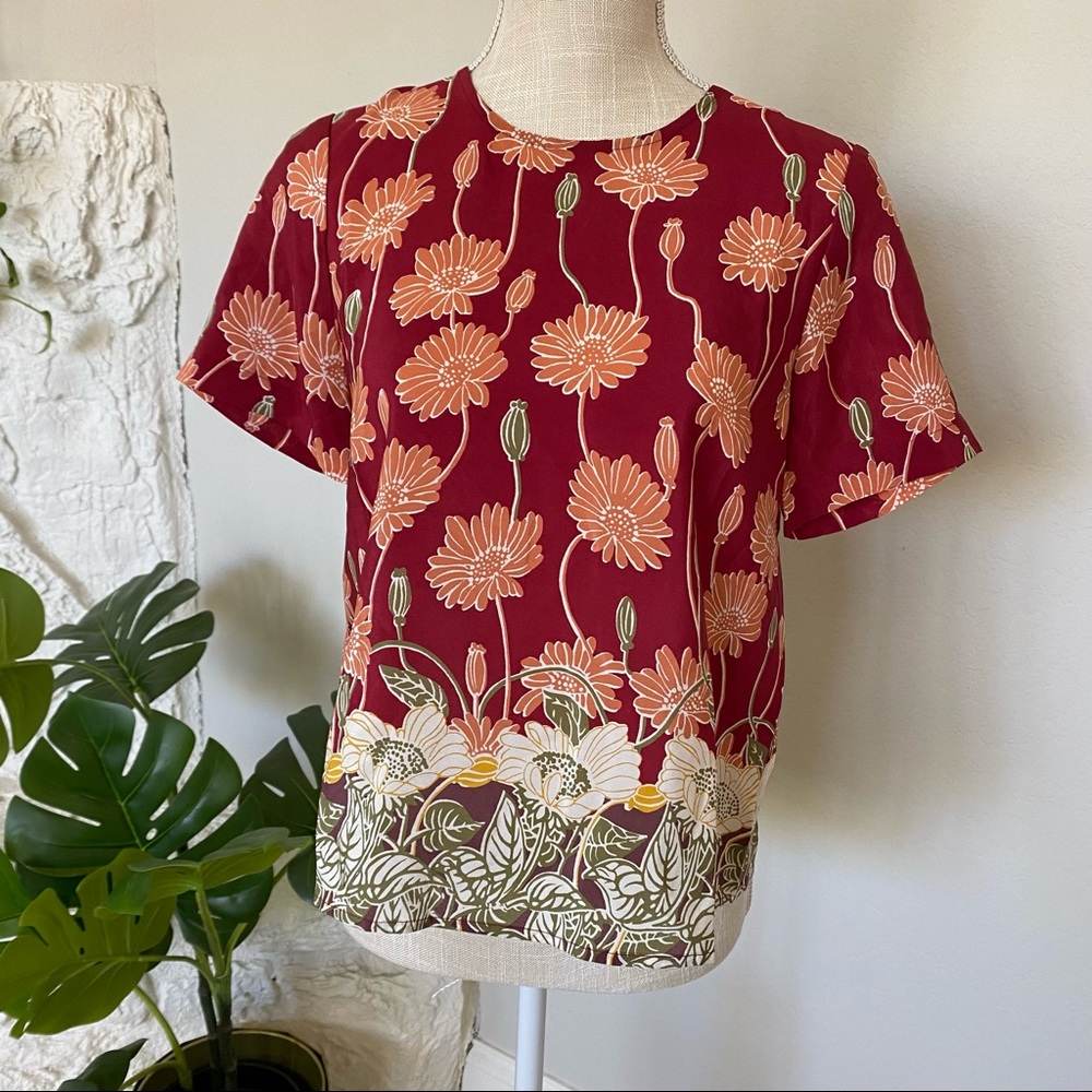 Madewell silk blouse